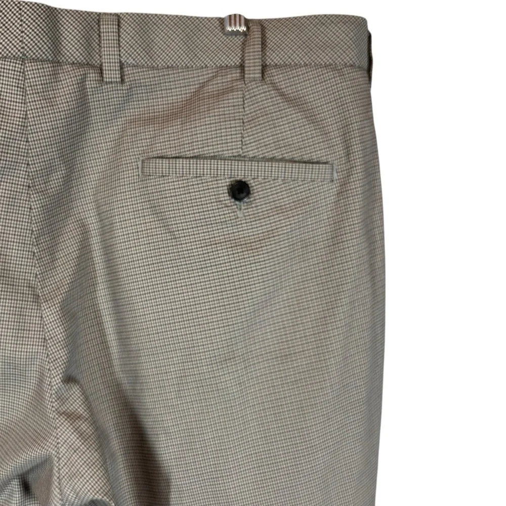 BROOKS BROTHERS Clark Fit Chino Pants Men's 38 X 32 Flat Front Trouser Patterned